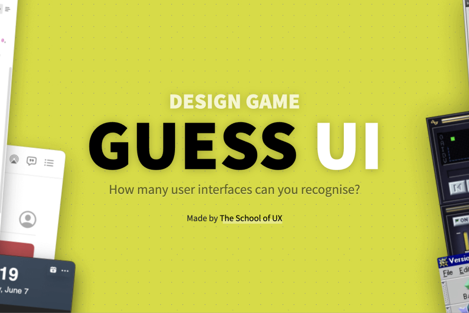 Guess UI – online game to recognise user interfaces