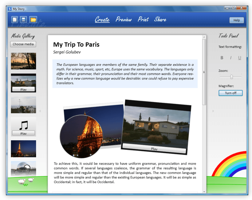 My Story – educational storytelling app