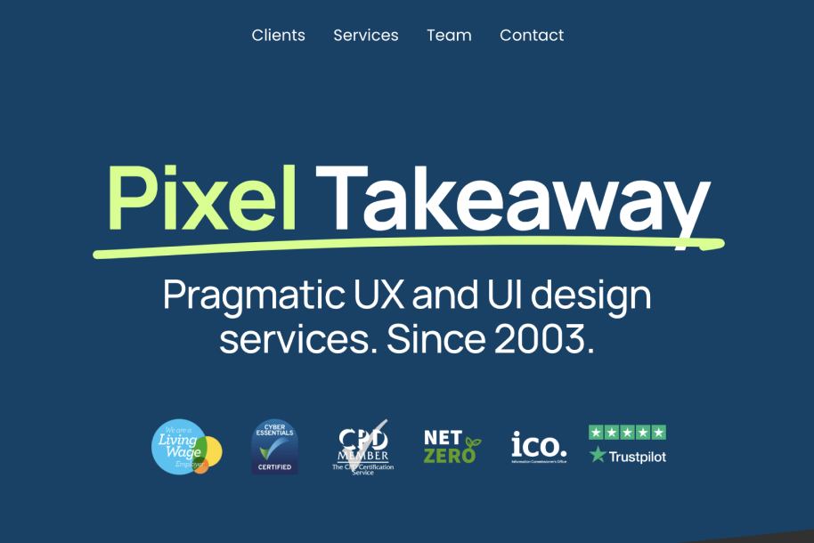 Pixel Takeaway – UX and UI design services