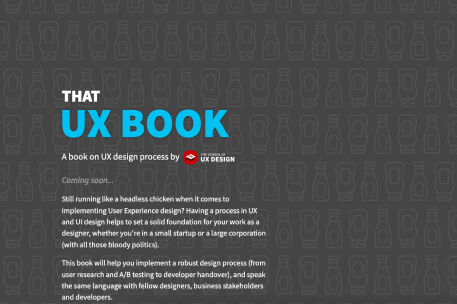 Sergei Golubev — That UX Book on User Experience design process