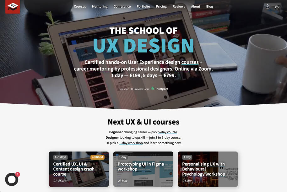 The School of UX – UX design training in London