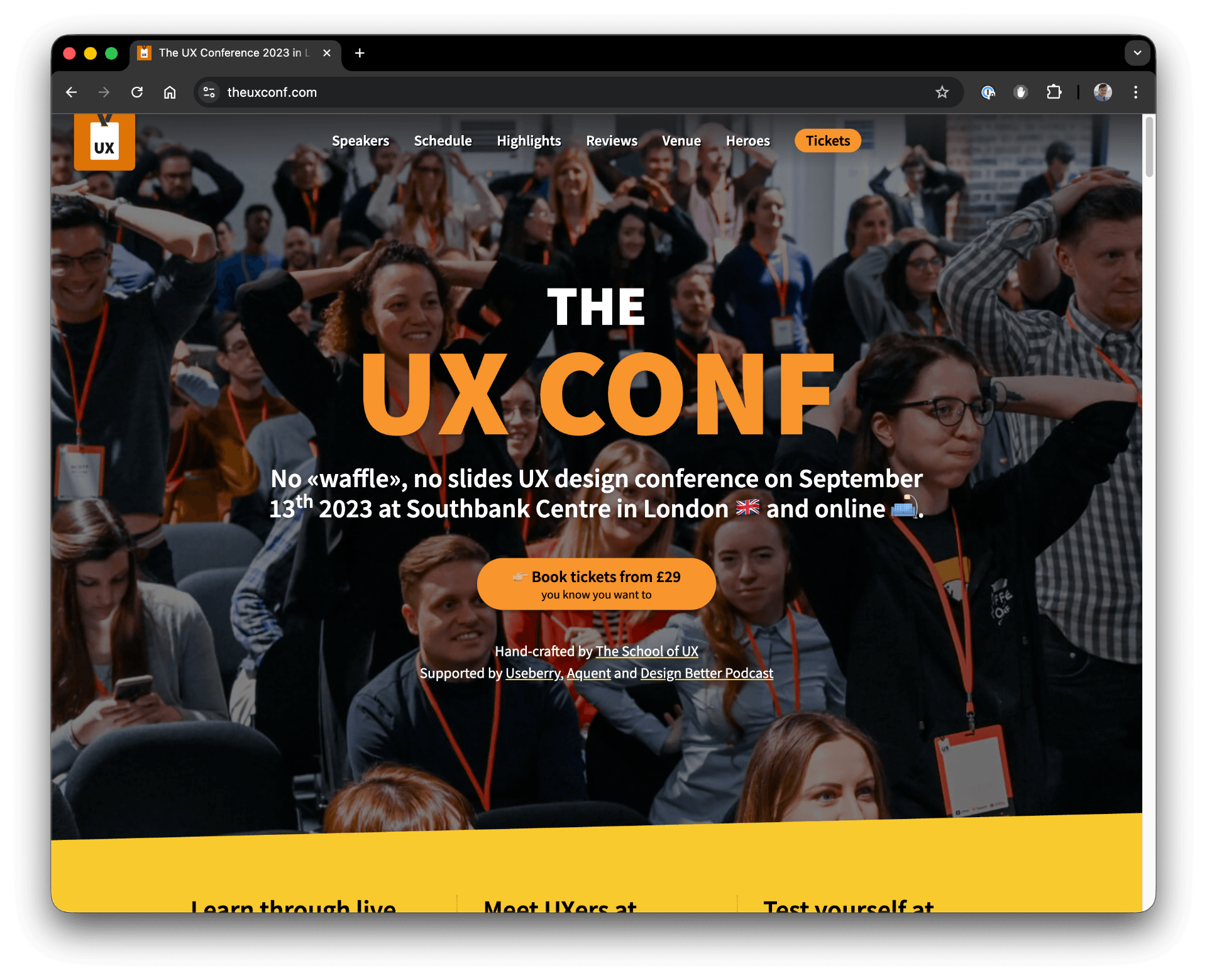 TheUXConf – UX design conference in London