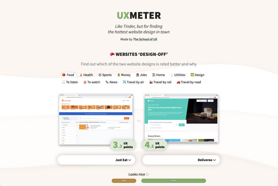 UXmeter – crowdsourced UX measurement tool
